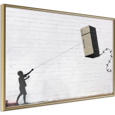 Artgeist Banksy: Fridge Kite poster