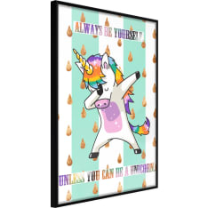 Artgeist Dabbing Unicorn juliste