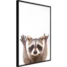 Artgeist Funny Racoon juliste