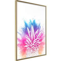 Artgeist Rainbow Pineapple Crown juliste