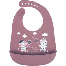 Canpol Babies Bonjour Paris taskullinen ruokalappu