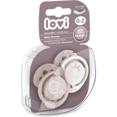 Lovi Shower Girl 2 pcs dynamic pacifier