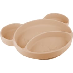Canpol Babies Bear Silicone Compartment Plate with Suction Cup