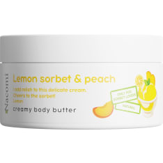 Nacomi Lemon Sorbet & Peach 100 ml kermainen vartalovoi