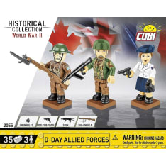 Cobi WWII June 6, 1944 D-Day Allied Forces 35-osainen rakennussarja