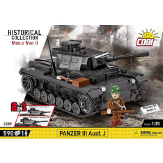 Cobi HC WWII Panzer III Ausf J 585p rakennussarja