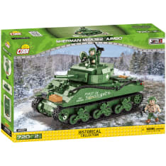 Cobi Historical Collection Sherman M4A3E2 Jumbo 716-osainen rakennussarja