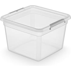 Basestore 32 l storage box with lid