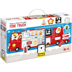 BananaPanda large fire truck puzzle 23 pieces