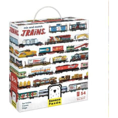 Bananapanda combinable trains-puzzle