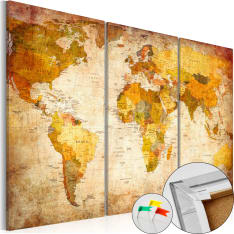 Artgeist Antique Travel [Cork Map] korkkitaulusetti