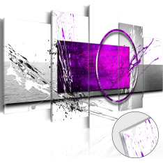 Artgeist Purple Expression  akryylilasitaulusetti