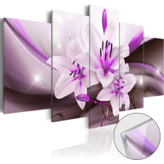 Acrylic Print - Violet Desert Lily [Glass]