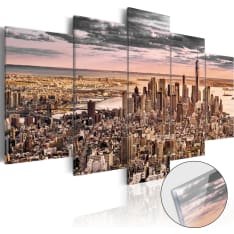 Artgeist New York City: Morning Sky  akryylilasitaulusetti