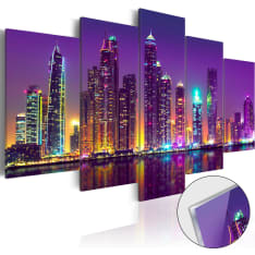 Artgeist Purple Nights  akryylilasitaulusetti