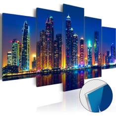 Acrylic Print - Nights in Dubai [Glass]