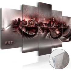 Artgeist Crimson City  akryylilasitaulusetti