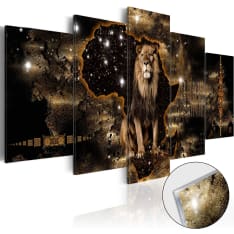 Acrylic Print - Golden Lion [Glass]