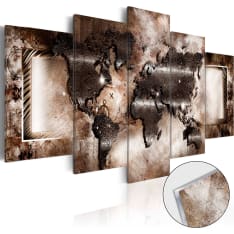Acrylic Print - Platinum Map [Glass]