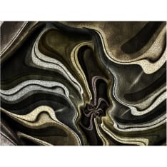 Artgeist Green and brown textured fractal fototapetti
