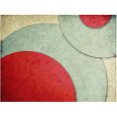 Artgeist circles - retro style fototapetti