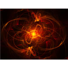 Artgeist Abstract fire fototapetti