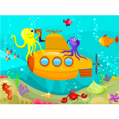Artgeist Submarine fototapetti