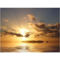 Artgeist meri - auringonlaskusta fototapetti