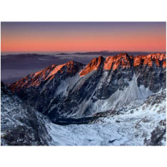 Artgeist Beautiful sunrise in the Rocky Mountains fototapetti