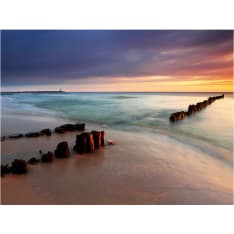 Artgeist ranta - auringonnousua fototapetti