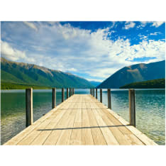 Artgeist Mountain lake silta fototapetti