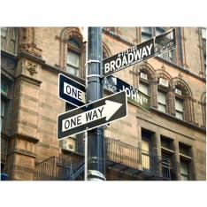 Artgeist Kaikki tiet vievät Broadway fototapetti