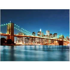 Artgeist Sparkling Brooklyn Bridge fototapetti