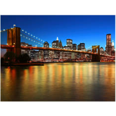 Artgeist Dusk yli Brooklyn Bridge fototapetti