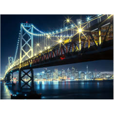 Artgeist Bay Bridge yöllä fototapetti