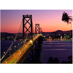 Artgeist Charming evening in San Francisco fototapetti