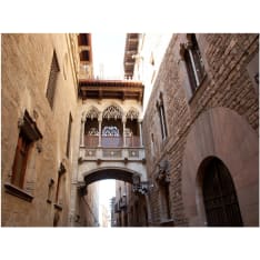 Artgeist Barcelona Palau generalitat in gothic Barrio fototapetti