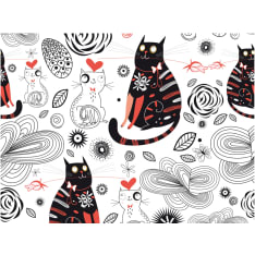 Artgeist Kissat rakastunut fototapetti