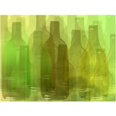 Artgeist Vihreä pullot fototapetti