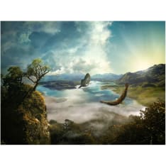 Artgeist Lento yli järven fototapetti