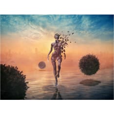 Artgeist Kävellä veden fototapetti