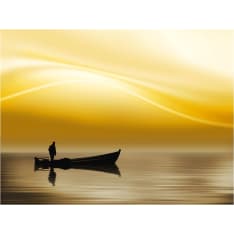 Artgeist Fishing at sunset fototapetti