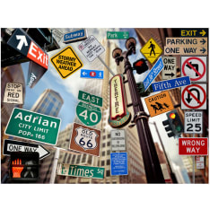 Artgeist New York signposts fototapetti