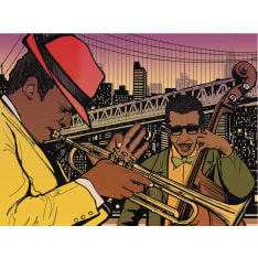 Artgeist Jazz illalla fototapetti