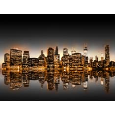 Artgeist New York and gold fototapetti