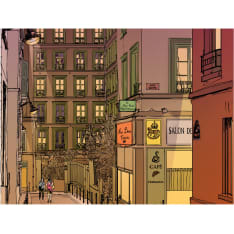 Artgeist Supper Pariisissa fototapetti