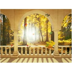 Artgeist Dream about autumnal forest fototapetti
