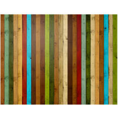 Artgeist Wooden rainbow fototapetti
