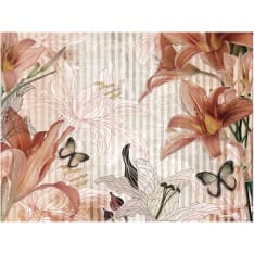 Artgeist Flowers and butterflies fototapetti