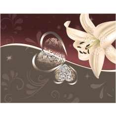 Artgeist Cream lily fototapetti